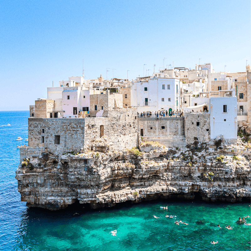 Explore Apulia's dramatic coast – your nearest beach is only around 9km away, with the port city of Brindisi around 20km