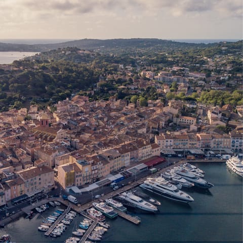 Mingle with the glam squad down at Saint Tropez harbour (a short drive away)