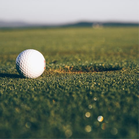 Tee off from the 18-hole course – designed by golfing legend, Gary Player