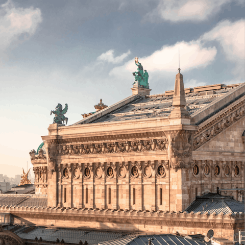 Enjoy a night at the opera – Palais Garnier is a short walk away