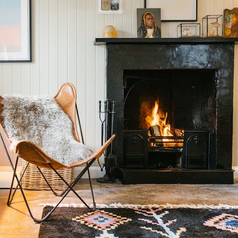 Snuggle up by the open fire after exploring Aberdeenshire