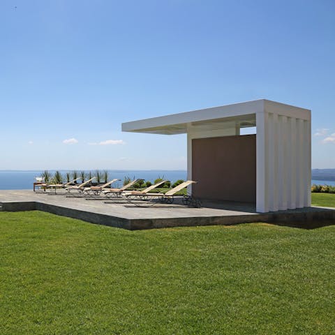 Chill on a modernist solarium