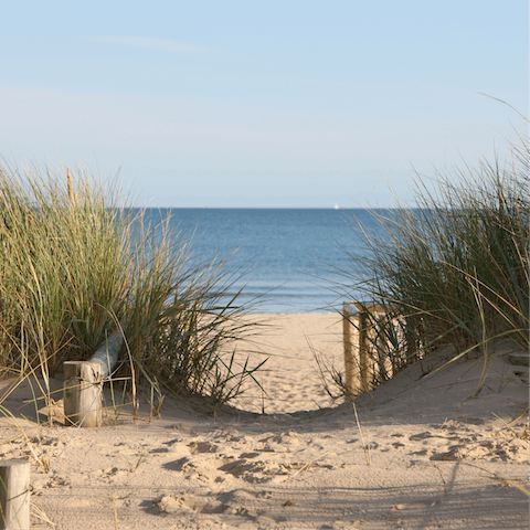 Head to Slapton Sands for the morning, just a ten-minute drive away