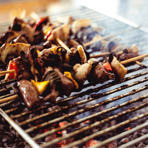 Meet other residents around the communal barbecue area on a sunny Sunday afternoon