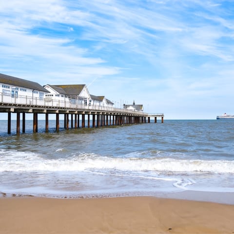Visit Southwold – a fifty-minute drive away 