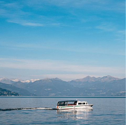 Explore the glistening shoreline with an atmospheric boat ride 