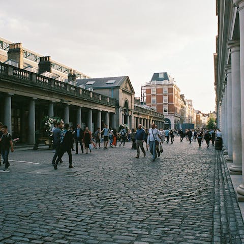 Dine out in Covent Garden, less than ten minutes from your door