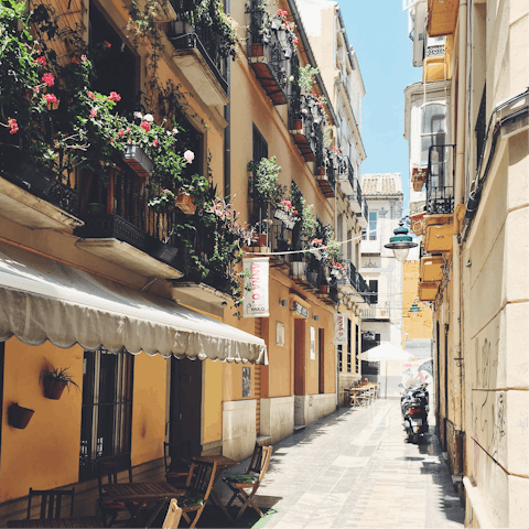 Explore the narrow alleys of the beautiful city right on your doorstep