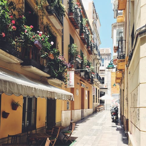 Explore the narrow alleys of the beautiful city right on your doorstep