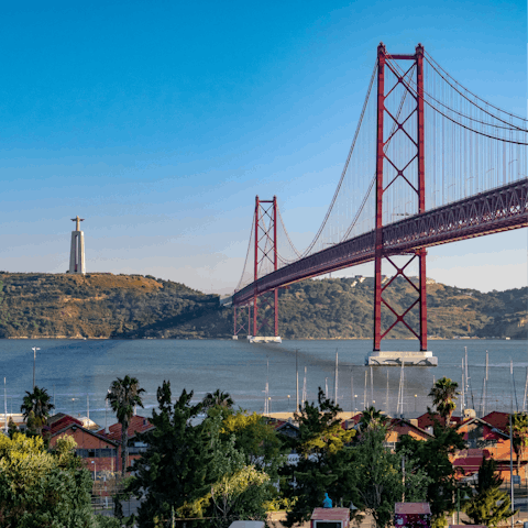 Let your host organise a helicopter tour for you so you can experience Lisbon's most gorgeous sights from above