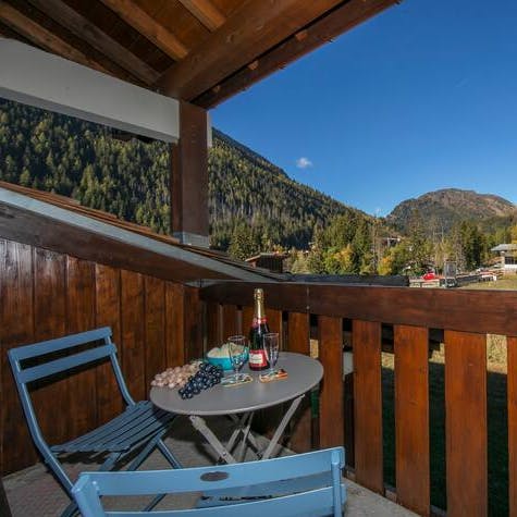 Begin your day with mountain views from the balcony