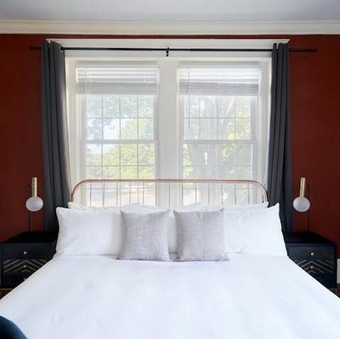 Wake up in the elegant bedrooms feeling rested and ready for another day of exploring