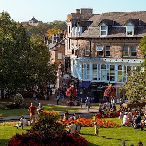 Stay in the chocolate-box spa town of Harrogate, the gateway to North Yorkshire