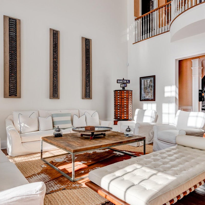 Relax in style in the beautiful living room