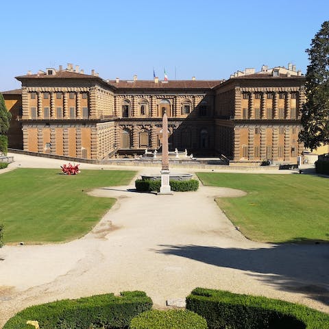 Take in the Renaissance works at Palazzo Pitti, a fifteen-minute walk away