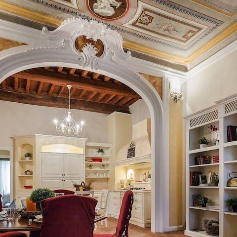 Admire the historic interiors of your home