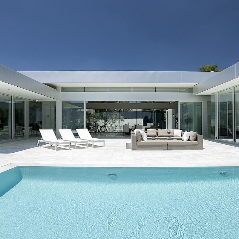 Pad out onto the sun terrace for hazy, lazy days in the LA sun