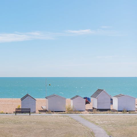 Make morning strolls along Walmer's seafront the new routine, it's just seconds from your door