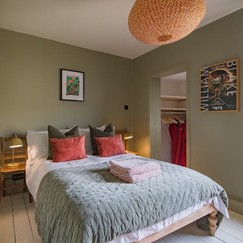 Drift off to sleep in the boutique feel bedrooms