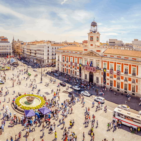 Explore the La Letra area of Madrid with its many museums and galleries