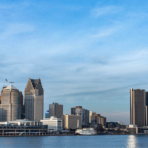 Discover the best of Detroit from your base near the waterfront – it's conveniently located to access all the headline sights