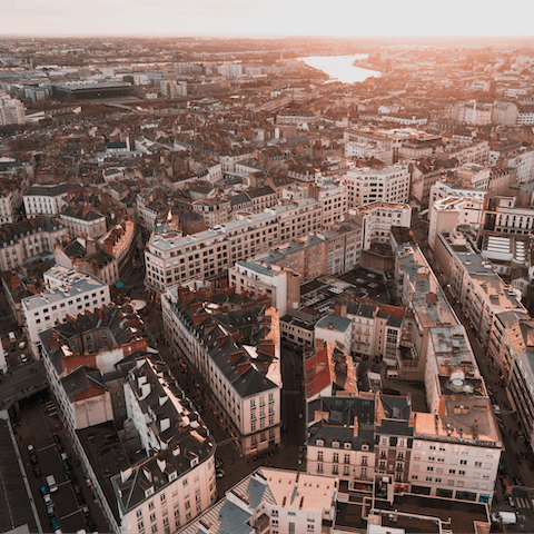 Stay in the heart of Nantes – your home is just round the corner from Place Royale