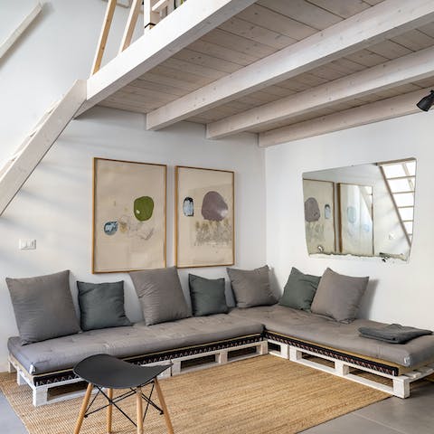 Feel at home in your bright, open loft apartment