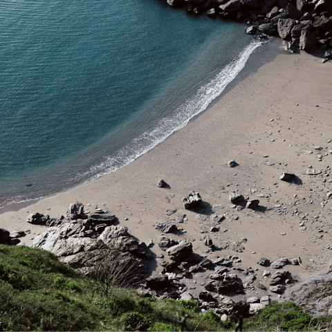 Explore hidden the beaches and coves scattered across South Devon