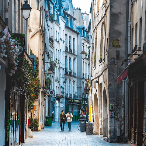 Explore the city – your home is in the Enfants Rouges part of the fascinating Marais