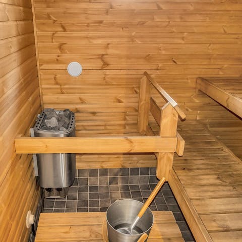 Embrace Finnish tradition in your private sauna