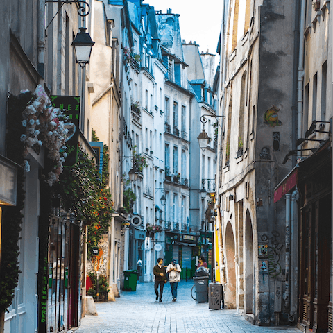 Get lost meandering Le Marais' narrow streets