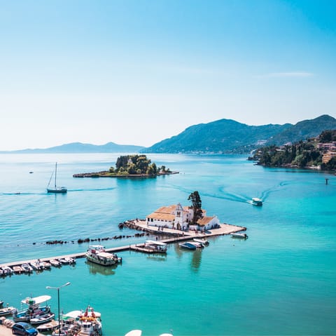 Hop in the car and explore the island of Corfu 