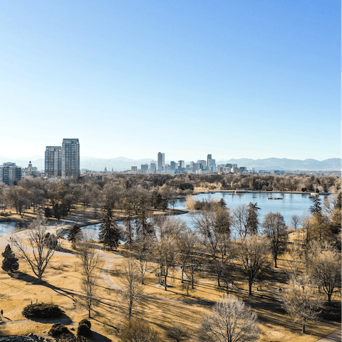 Explore Denver from your stylish bolthole, the centre is a twenty-minute drive
