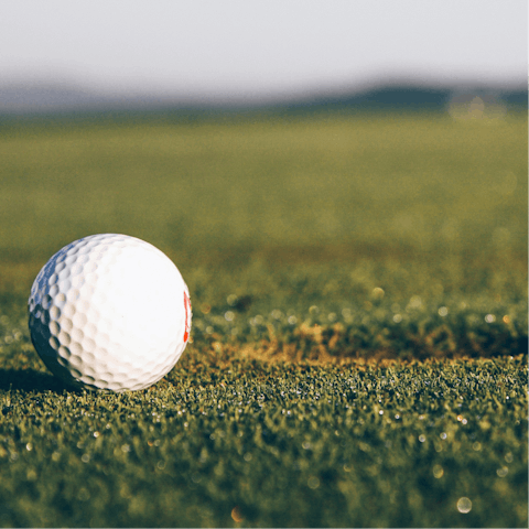 Take your pick from world renowned golf courses – all within easy driving distance