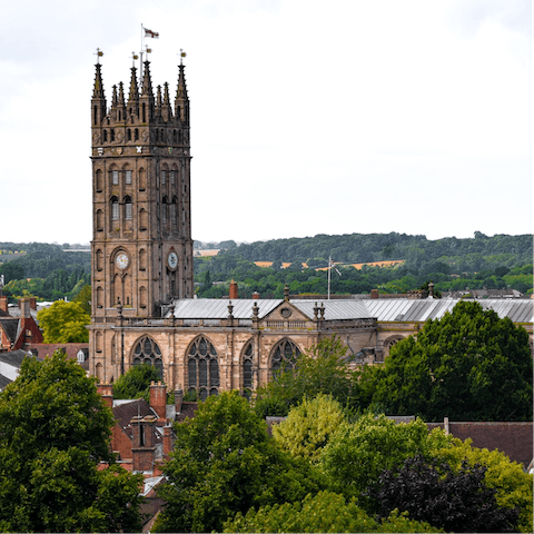 Hop in the car and visit the historic town of Warwick in twenty minutes