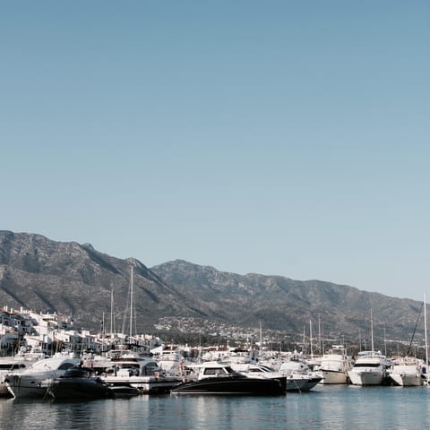 Spend a day shopping and dining in glamorous Puerto Banus – it's seventeen minutes away