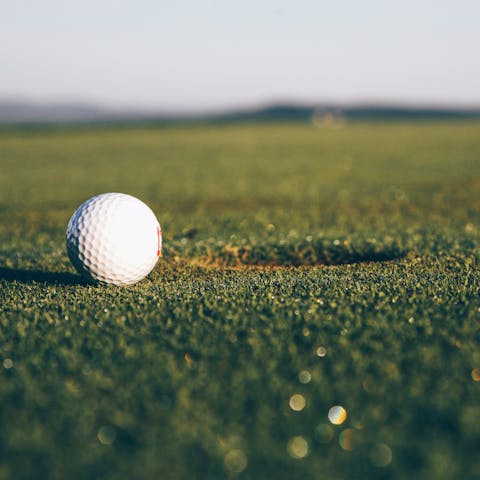 Hit the links at Alferini Golf Course – it's twelve minutes away by car