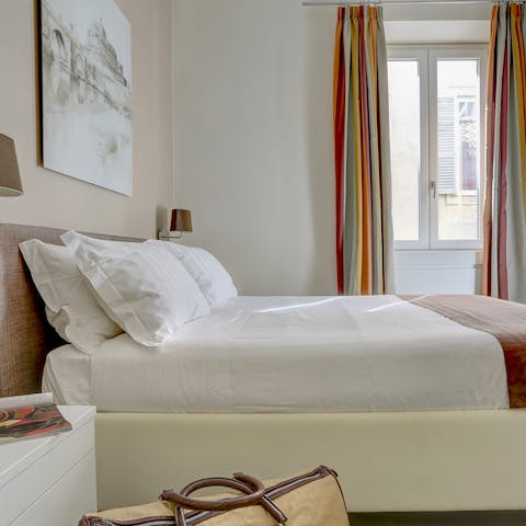 Get a good night's rest in the comfortable bedrooms