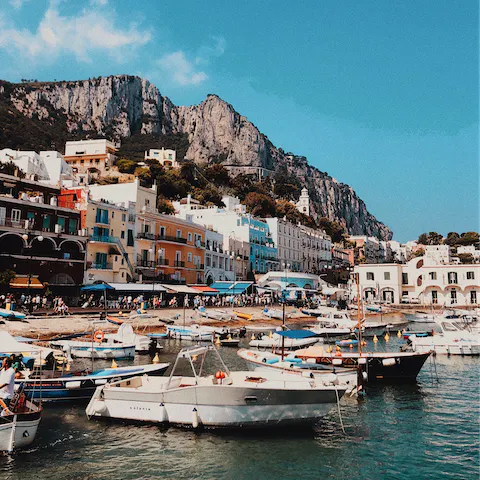 Explore Capri from your Marina Piccola location