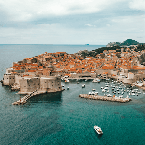 Explore the romantic walled city of Dubrovnik