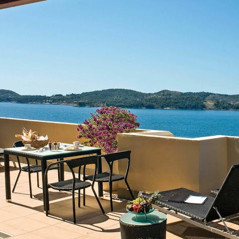 Recline or dine out on your private sun terrace