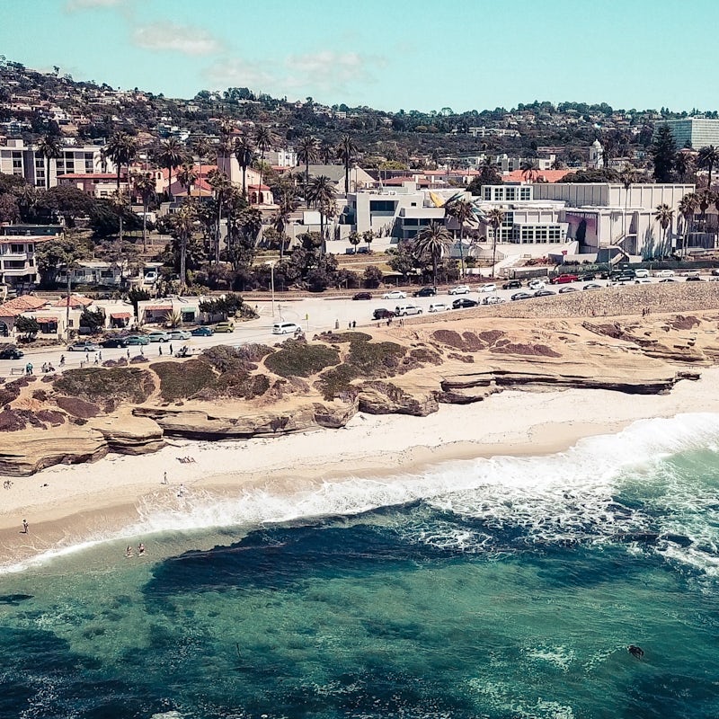 Step into your own private paradise from this home in La Jolla Shores