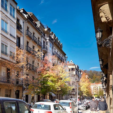 Wander around San Sebastian's old town 