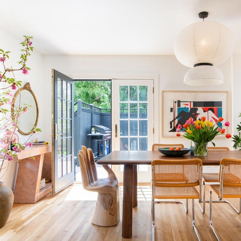 Serve up some local fresh fare at the beautiful dining area