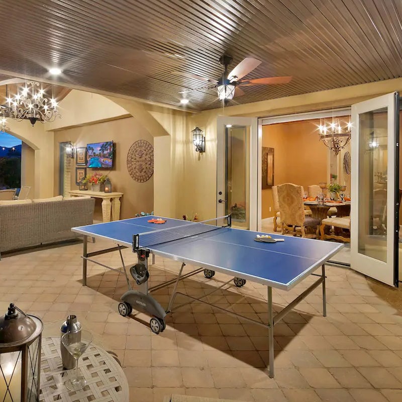 Play a game of table tennis – or watch from the sidelines