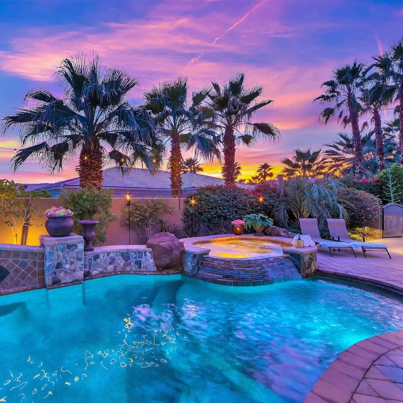 Go for a swim in the salt-water pool or soak in the hot tub