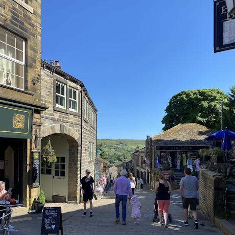 Explore the beautiful village of Haworth – famous as the home of the Bronte sisters