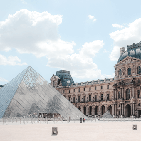 Stroll to the Louvre to admire historic art