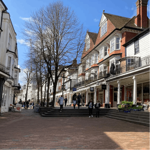 Explore the independent shops and museums of nearby Tumbridge Wells