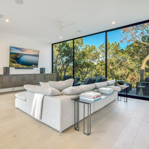 Feel a wonderful sense of lightness from one of the serene living rooms